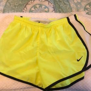 Neon Nike shorts